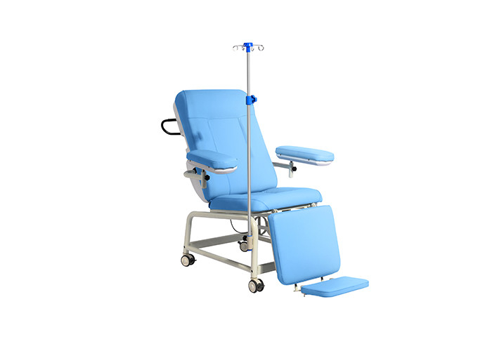 YA-DS-M05B Ręczne krzesło do oddawania krwi Anti Fouling z podnóżkiem